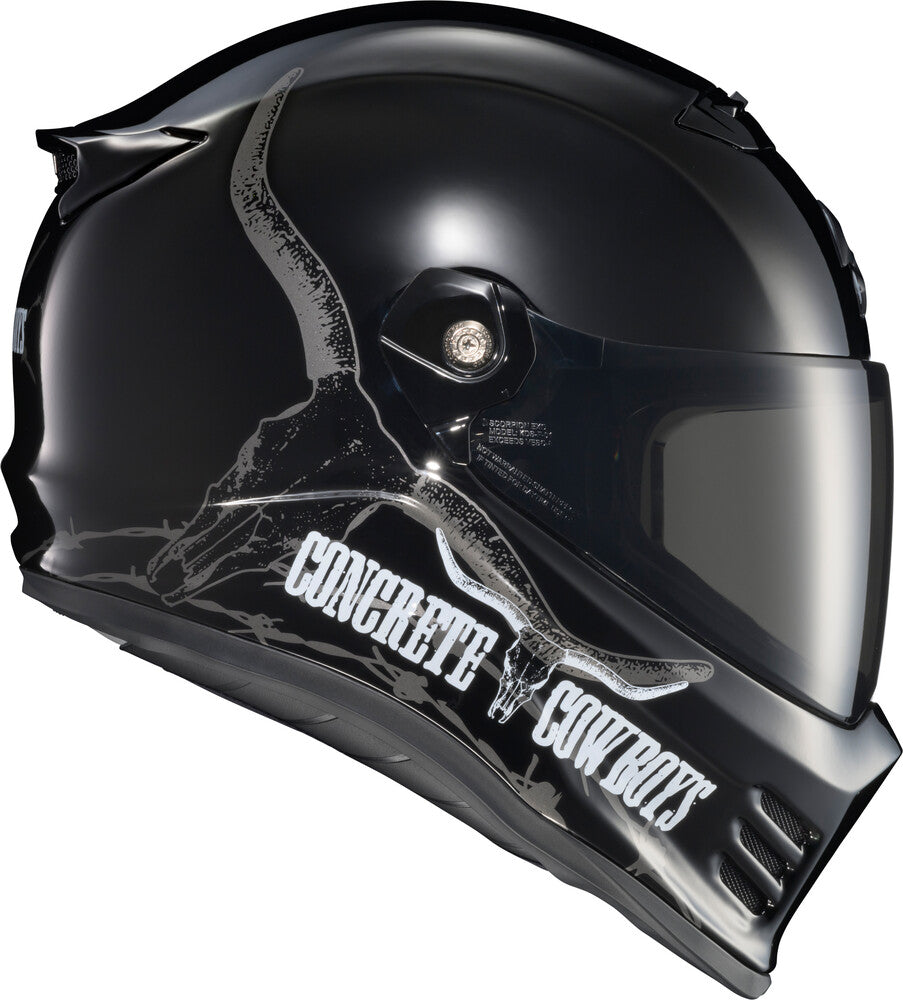 Scorpion Covert FX Bluetooth Helmet Concrete Cowboys