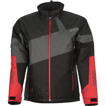 Arctiva Men's Pivot 6 Snow Jacket Gray/Black/Red