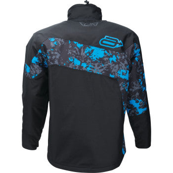 Arctiva Men's Pivot 7 Snow Jacket Camo Black/Blue