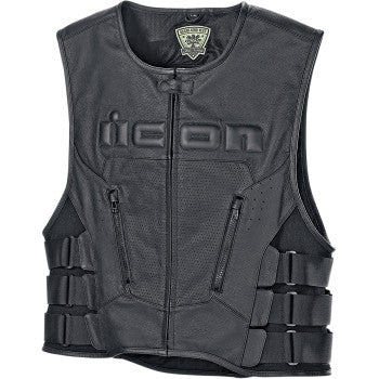Icon Regulator D3O Leather Vest