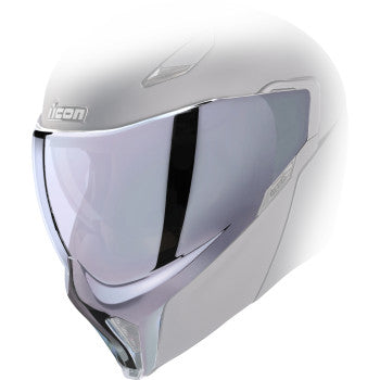 Icon Threshold Helmet Shield Warboy Chrome