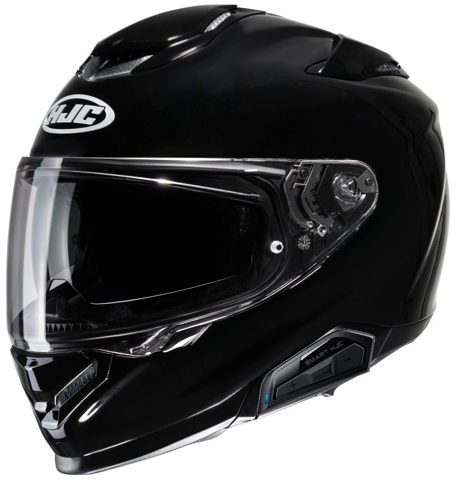 HJC RPHA 71 Full Face Helmet Gloss Black Smart 21B Bluetooth