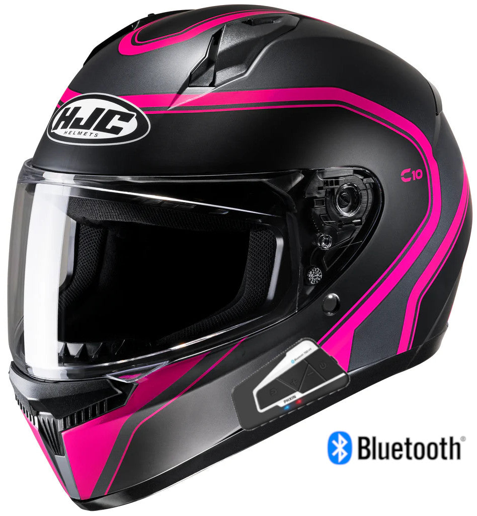 HJC C10 Full Face Bluetooth Helmet Elie MC8SF