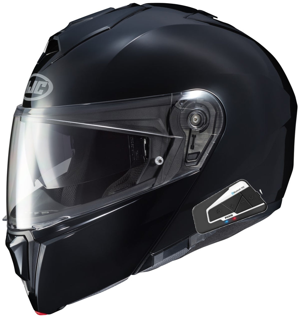 HJC i90 Helmet T9S Bluetooth Headset Gloss Black