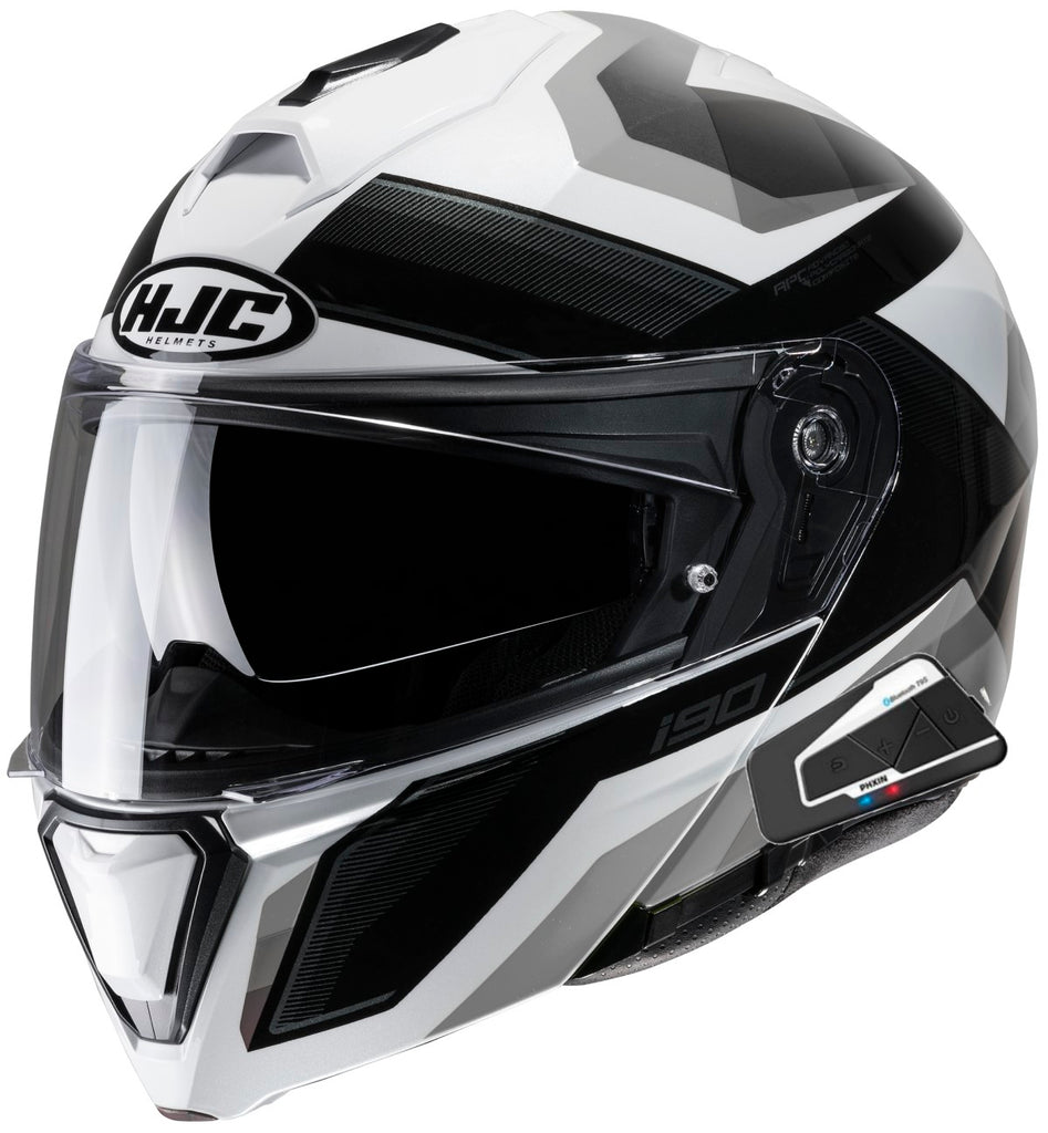 HJC i90 Helmet T9S Bluetooth Headset Lark Graphic MC-10