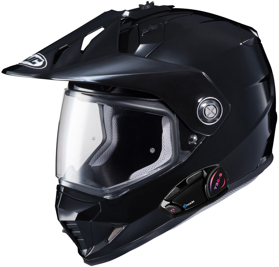 HJC DS-X1 Dual Sport Bluetooth Helmet Gloss Black