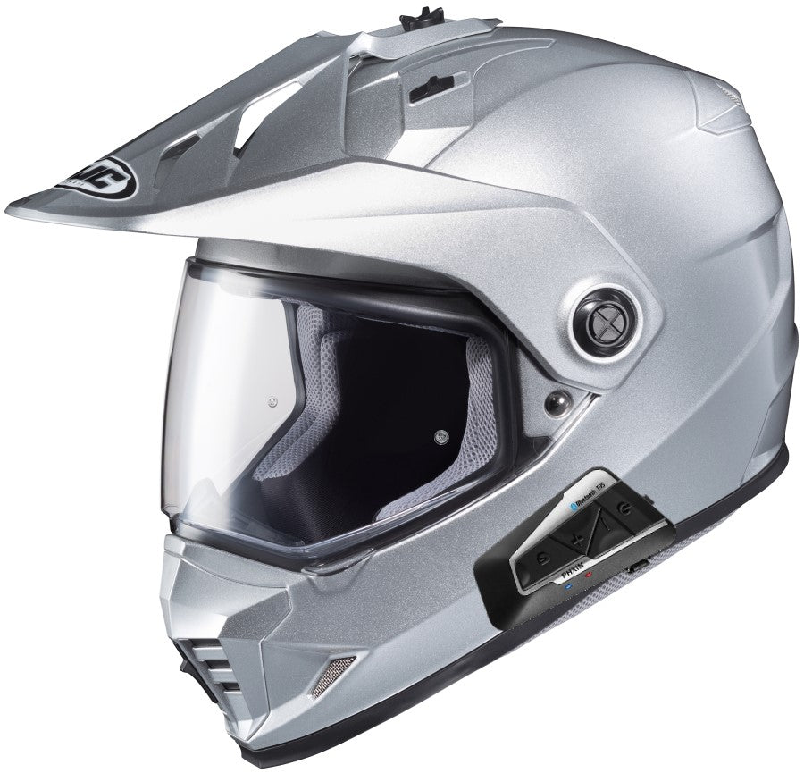 HJC DS-X1 Dual Sport Bluetooth Helmet Silver