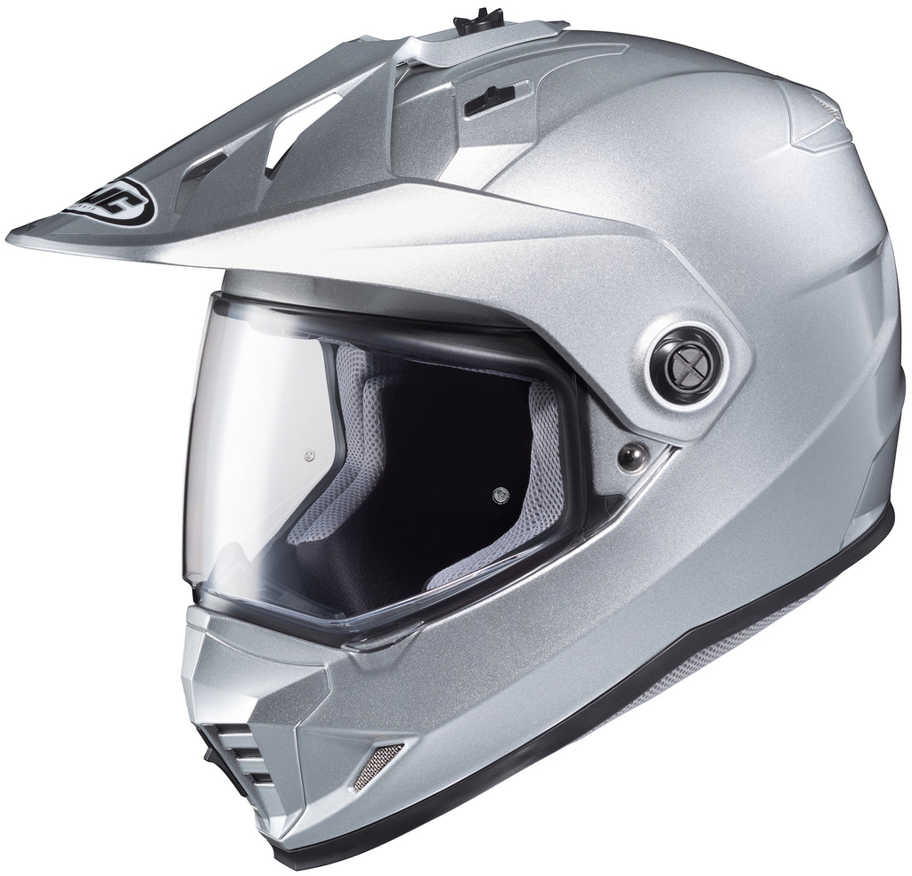 HJC DS-X1 Dual Sport Helmet Silver