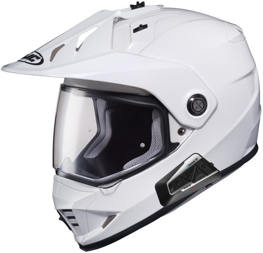 HJC DS-X1 Dual Sport Bluetooth Helmet Gloss White