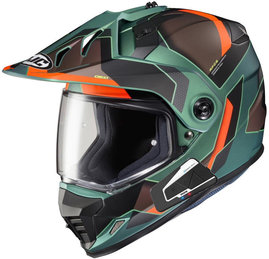 HJC DS-X1 Dual Sport Bluetooth Helmet Synergy MC-47SF