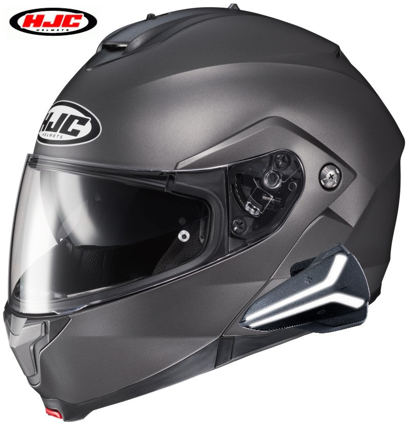 HJC C91 Helmet Sena Smart 20B Bluetooth Headset Titanium