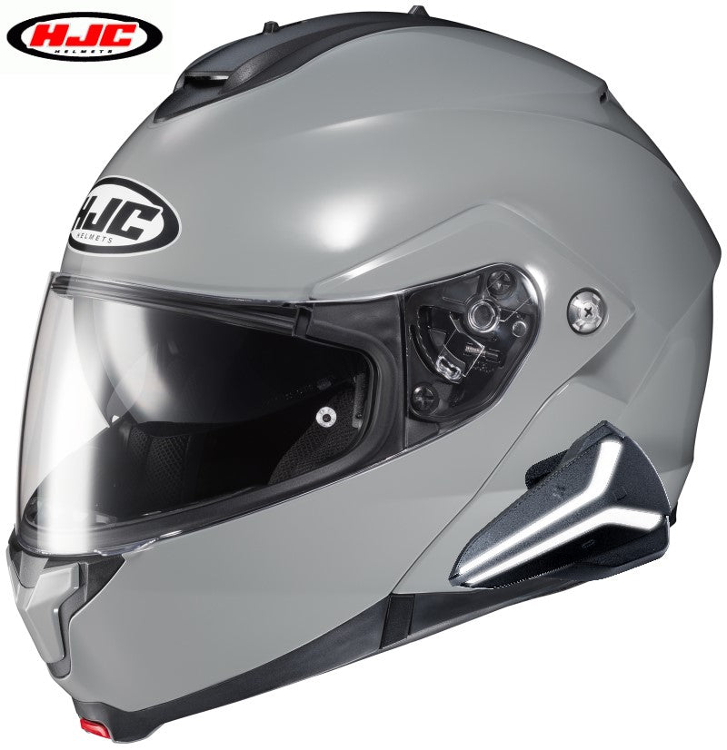 HJC C91 Helmet Sena Smart 20B Bluetooth Headset Nardo Grey