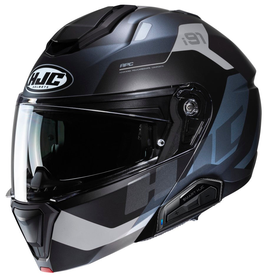 HJC i91 Modular Bluetooth Helmet Carst MC-5SF 21b installed