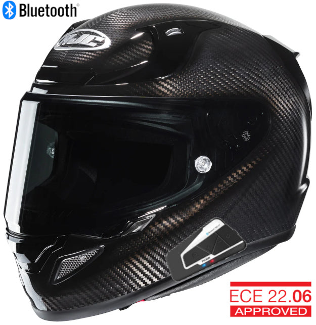 HJC RPHA 12N Pro Full Face Bluetooth Helmet Carbon