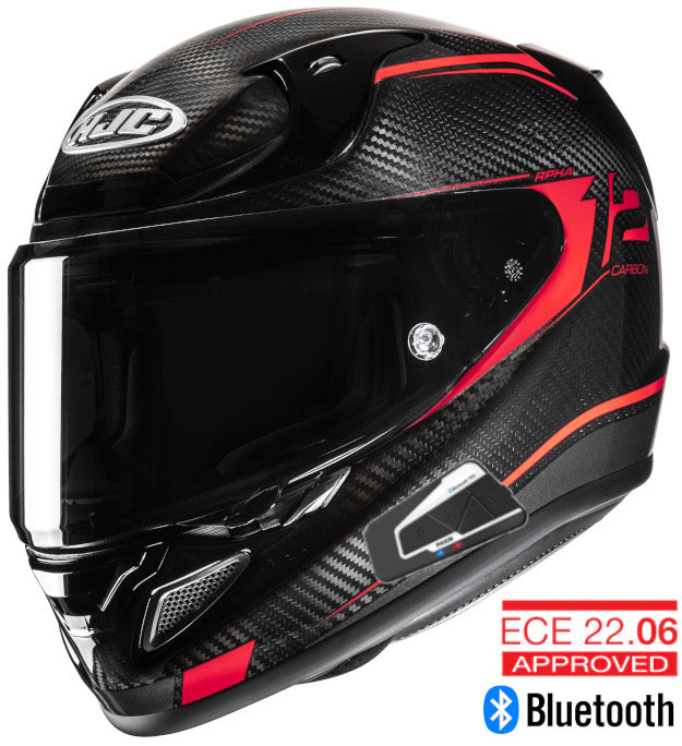 HJC RPHA 12N Full Face Carbon Bluetooth Helmet Keres MC-1