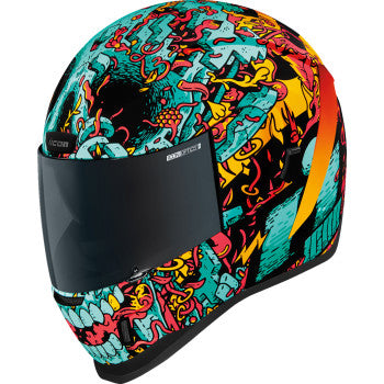 Icon Airform Full Face Helmet  Munchies MIPS Blue