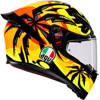 AGV K1 Full Face Helmet Tropicrush Black/Orange – HelmetCountry.com