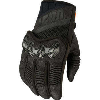 Icon Contra3 Motorcycle Glove Black