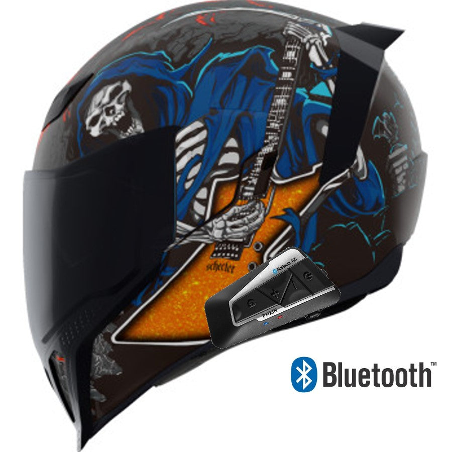 Icon Airflite Full Face Bluetooth Helmet Trick or Street 4