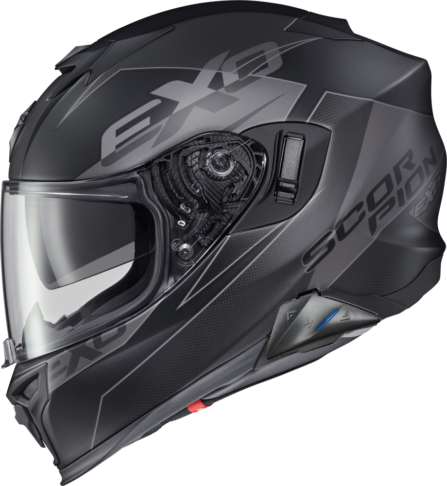 Scorpion EXO-T-520 EXO-Com Full Face Helmet Factor Graphic Phantom