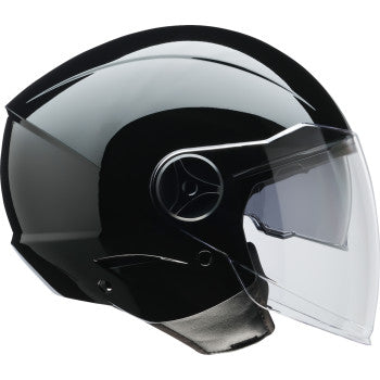 Z1R Scuzzi Open Face Helmet Gloss Black
