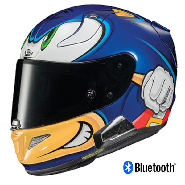 HJC RPHA 11 Pro Full Face Bluetooth Helmet Sonic Sega MC-2