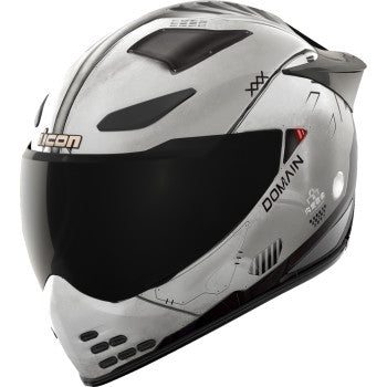 Icon Domain Full Face Helmet Future Proof Gray