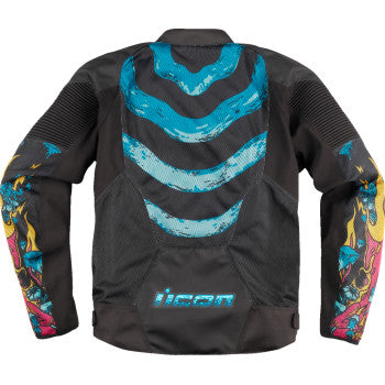 Icon Overlord 3 Mesh Munchies Jacket Teal