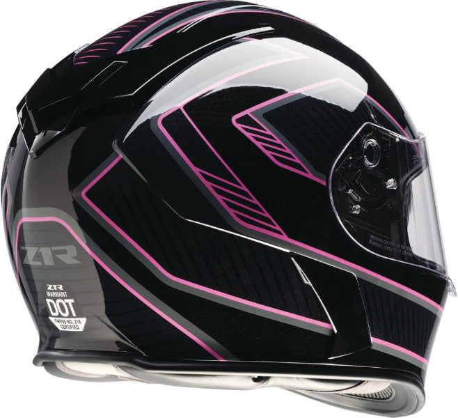 Z1R Warrant Full Face Snow Helmet Amplify Black/Pink Electric Shield