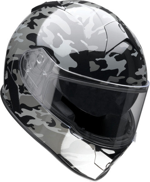 Z1R Warrant Full Face Snow Helmet Camo Black/Gray Electric Shield