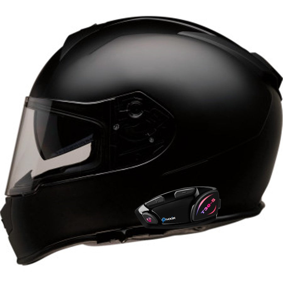 Z1R Warrant Full Face Bluetooth Helmet Matte Black