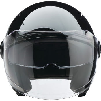 Z1R Scuzzi Open Face Helmet Gloss Black
