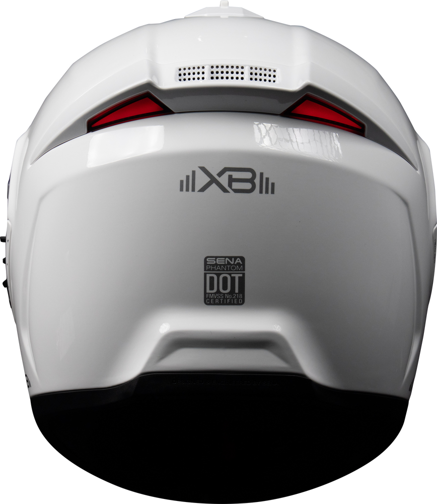 Sena Phantom XB Full Face Bluetooth Helmet Gloss White