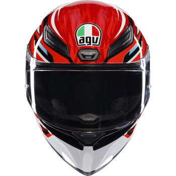 AGV K1 Full Face Bluetooth Helmet Lion Black/Red/White