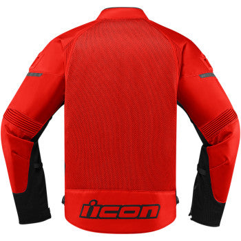 Icon Contra 2 Motorcycle Jacket Red