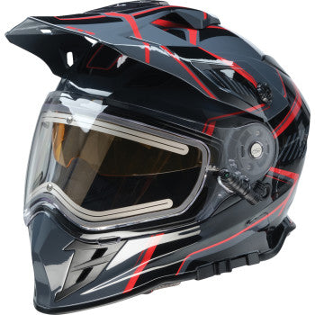 Z1R Range Electric Snow Helmet Rotor Black/Red