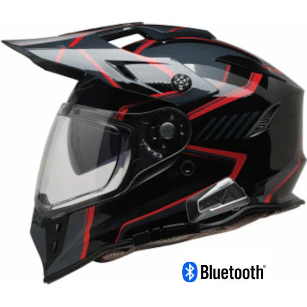 Z1R, Z1R Range 2.0 Helmet Voyager Black/Red Small – Versatile Dual-Sport Motorcycle Helmet with Sun Visor and Communication Pocket Z1R, Z1R Range 2.0 Helmet Voyager Black/Red Small – Versatile Dual-Sport Motorcycle Helmet with Sun Visor and Communication Pocket