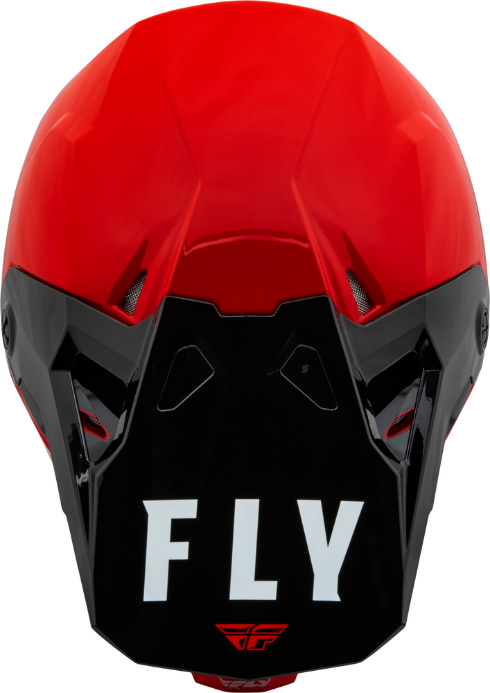 Fly Racing Formula CP Slant Off Road Helmet Matte Red/Black/White Small
