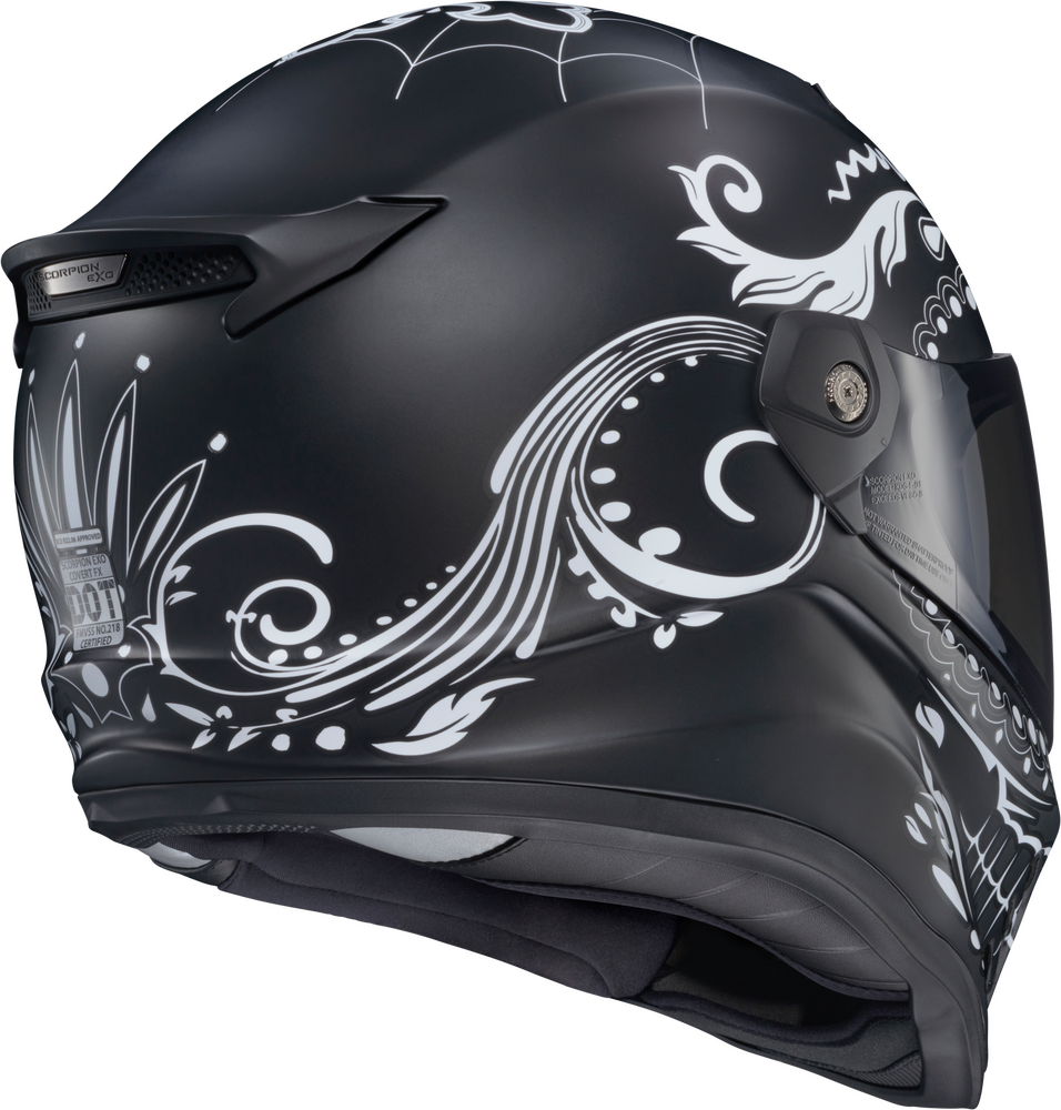 Scorpion Covert FX Helmet El Malo White/Matte Black