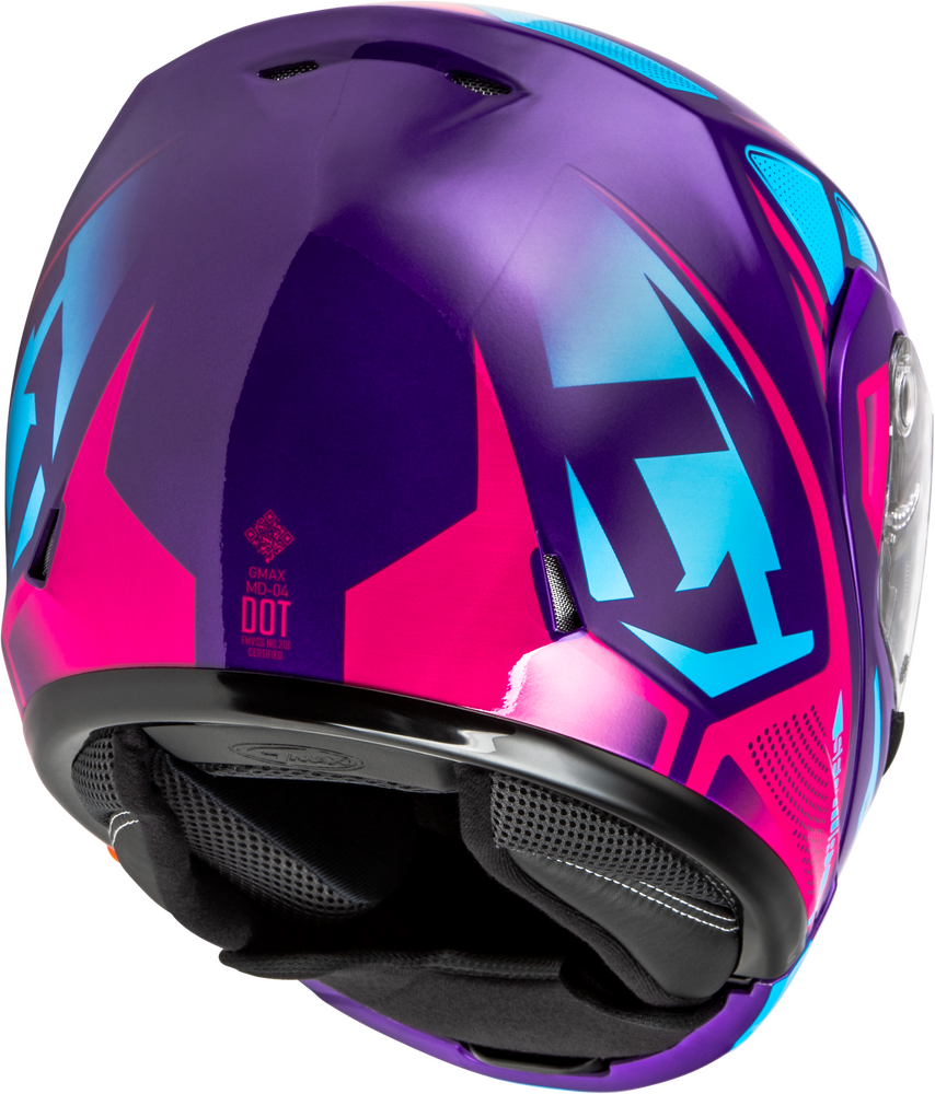 Gmax MD-04 Modular Snow Helmet Sector Violet/Pink