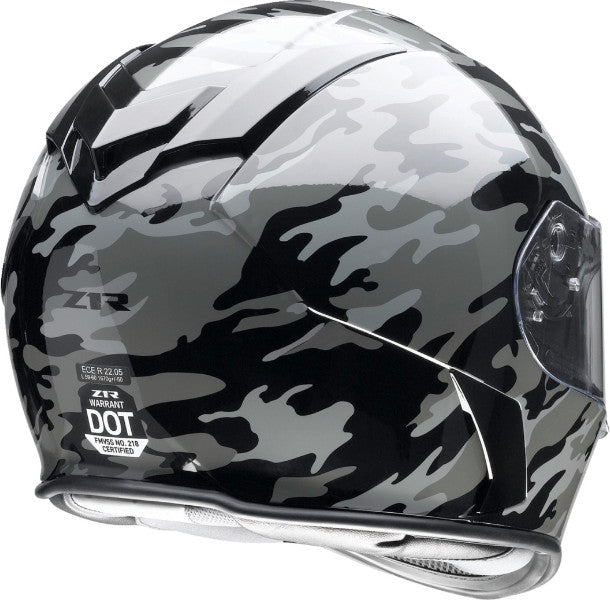 Z1R Warrant Full Face Snow Helmet Camo Black/Gray Electric Shield