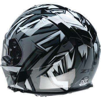 Z1R Warrant Snow Helmet Electric Shield Neuron Gray/White