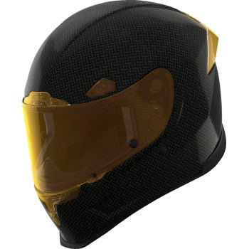 icon airframe pro construct helmet Gloss White Full Face The handmade composite carbon fiber shell of the AFP Carbon 4Tress Helmet does more than look good Icon Airframe Pro Full Face