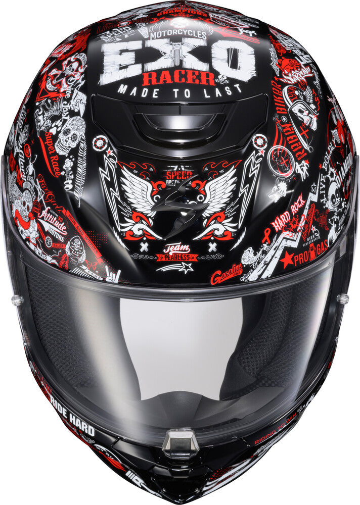 Scorpion EXO-R330 Full Face Helmet Shake 2 Red