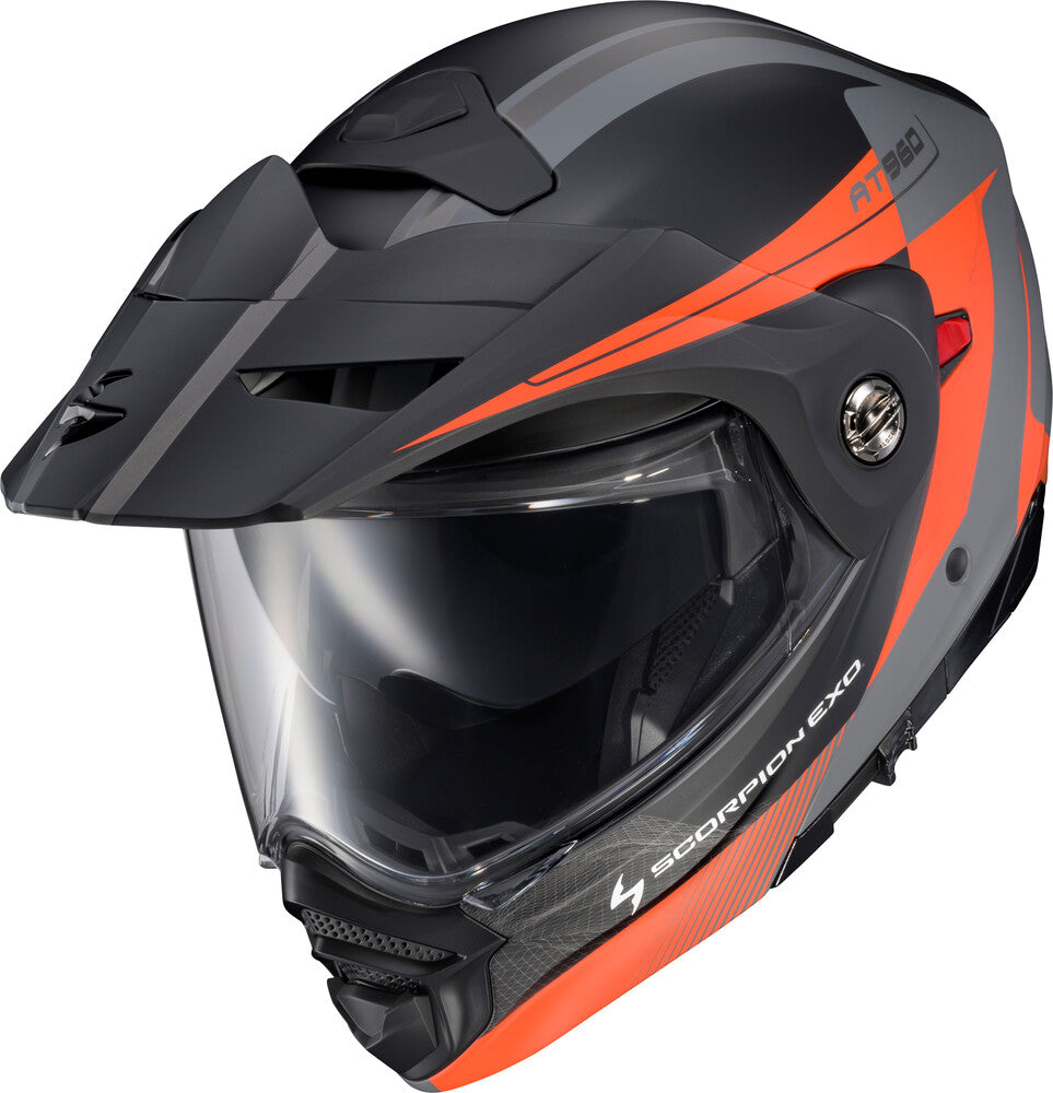 Scorpion EXO-AT960 Modular Helmet Topographic 2 Orange/Grey