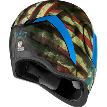 bluetooth motorcycle helmet icon Icon - Airform Helmet - Old Glory