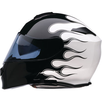 Z1R Solaris 2.0 Modular Helmet  Flame Black White