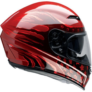 Z1R Jackal Full Face Helmet Patriot Red