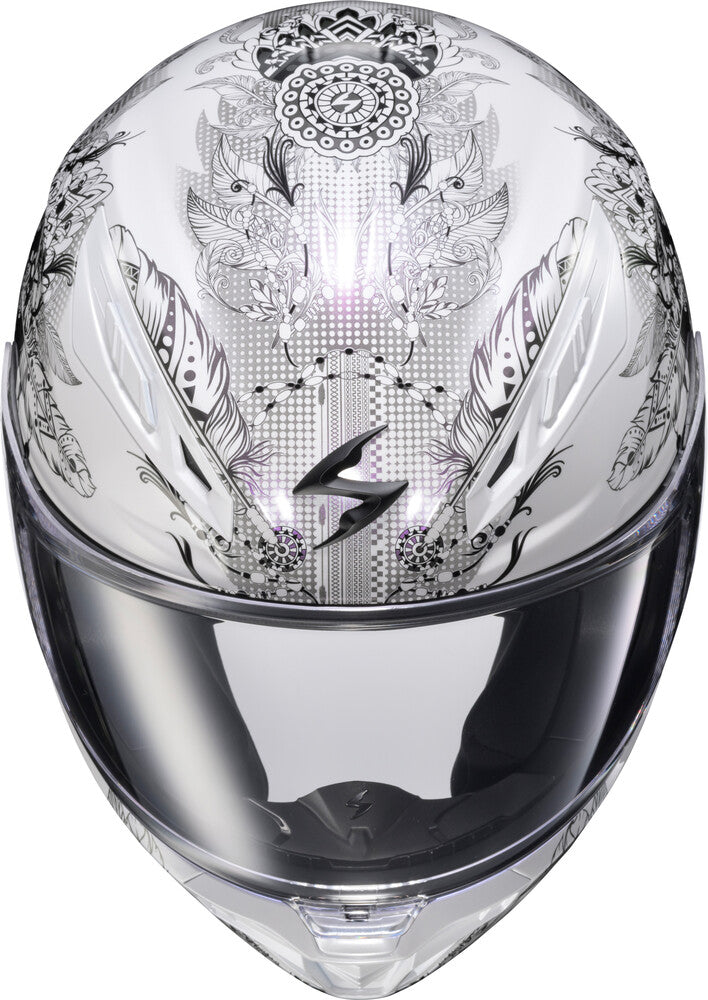 Scorpion EXO-R430 Full Face Helmet Manitou White (Snell M2025 Rated)