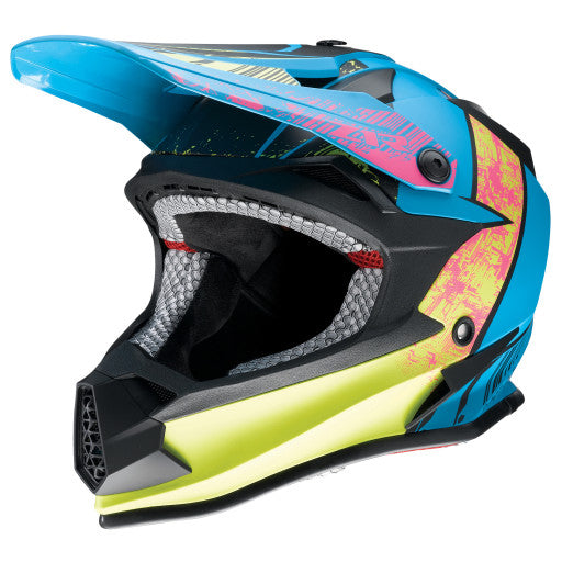 Z1R Youth Off Road Helmet Fractal MIPS Matte Blue/Hi-Viz